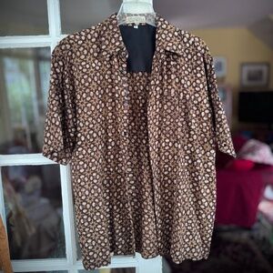 NWOT Couture BATIK Shirt Dellara Indonesia Sz. XL